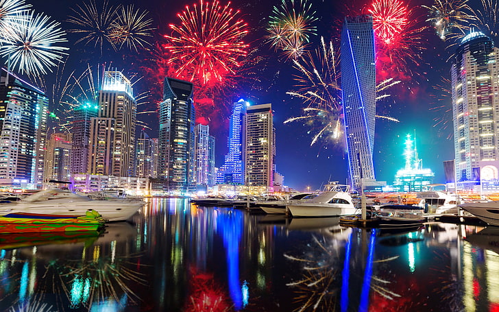 UAE National Day Fire Works - GH